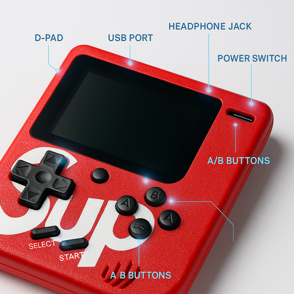 SUP Game Box – 400-in-1 Retro Handheld Gaming Console