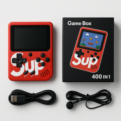 SUP Game Box – 400-in-1 Retro Handheld Gaming Console